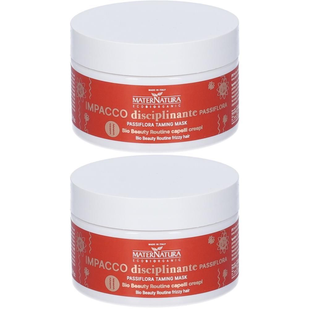 MaterNatura Impacco Disciplinante Capelli Crespi alla Passiflora