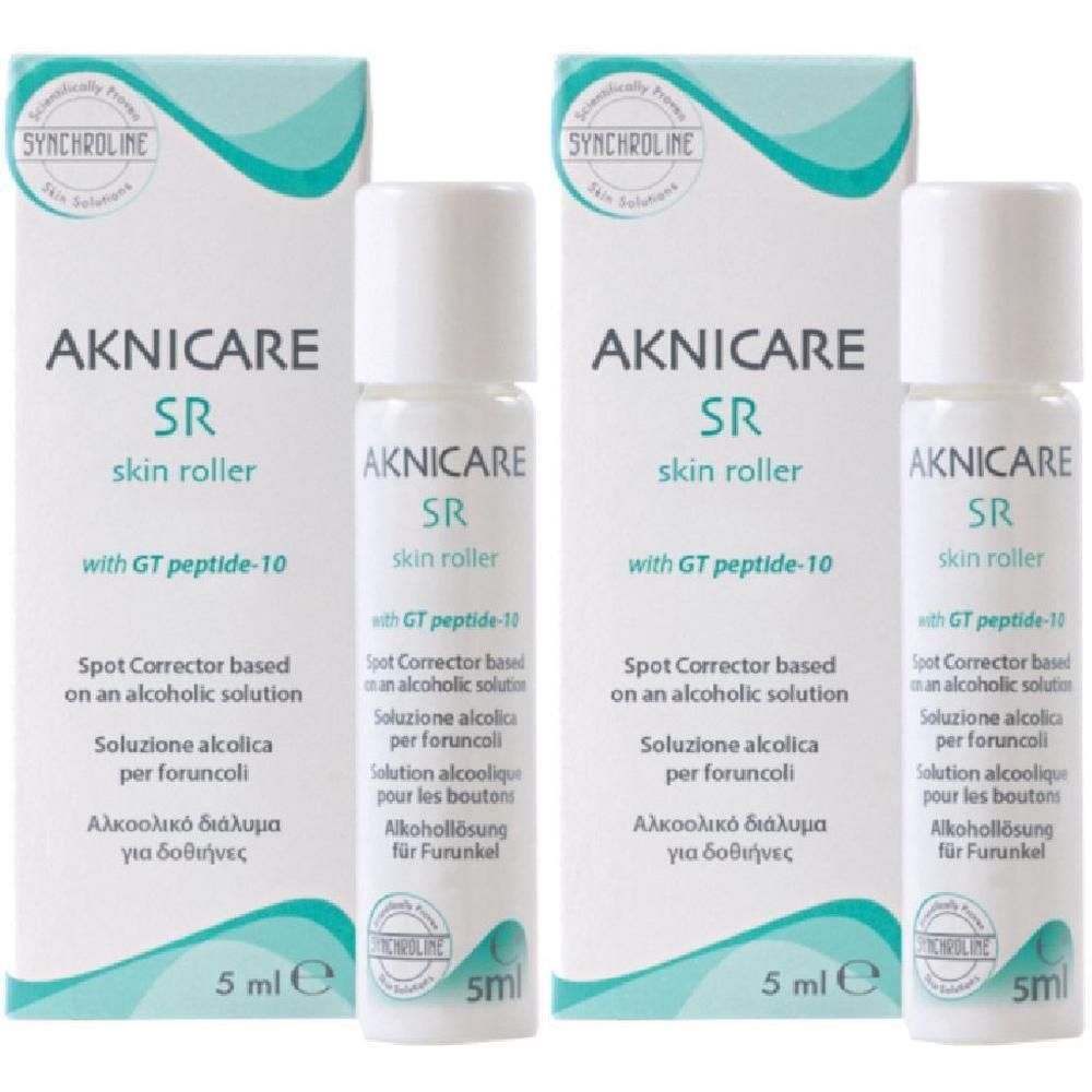 Due Aknicare SR Skin Roller con GT Peptide-10, 5ml.