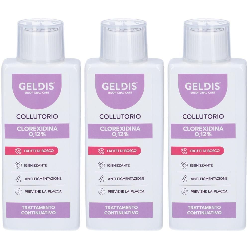 Geldis Clorexidina 0,12% Frutti di Bosco