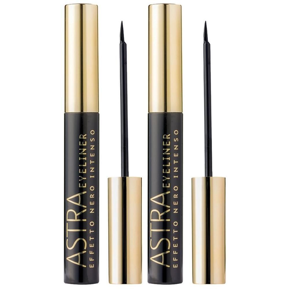 ASTRA Make-UP Eyeliner - Eyeliner Liquido Nero Intenso Semi-Mat