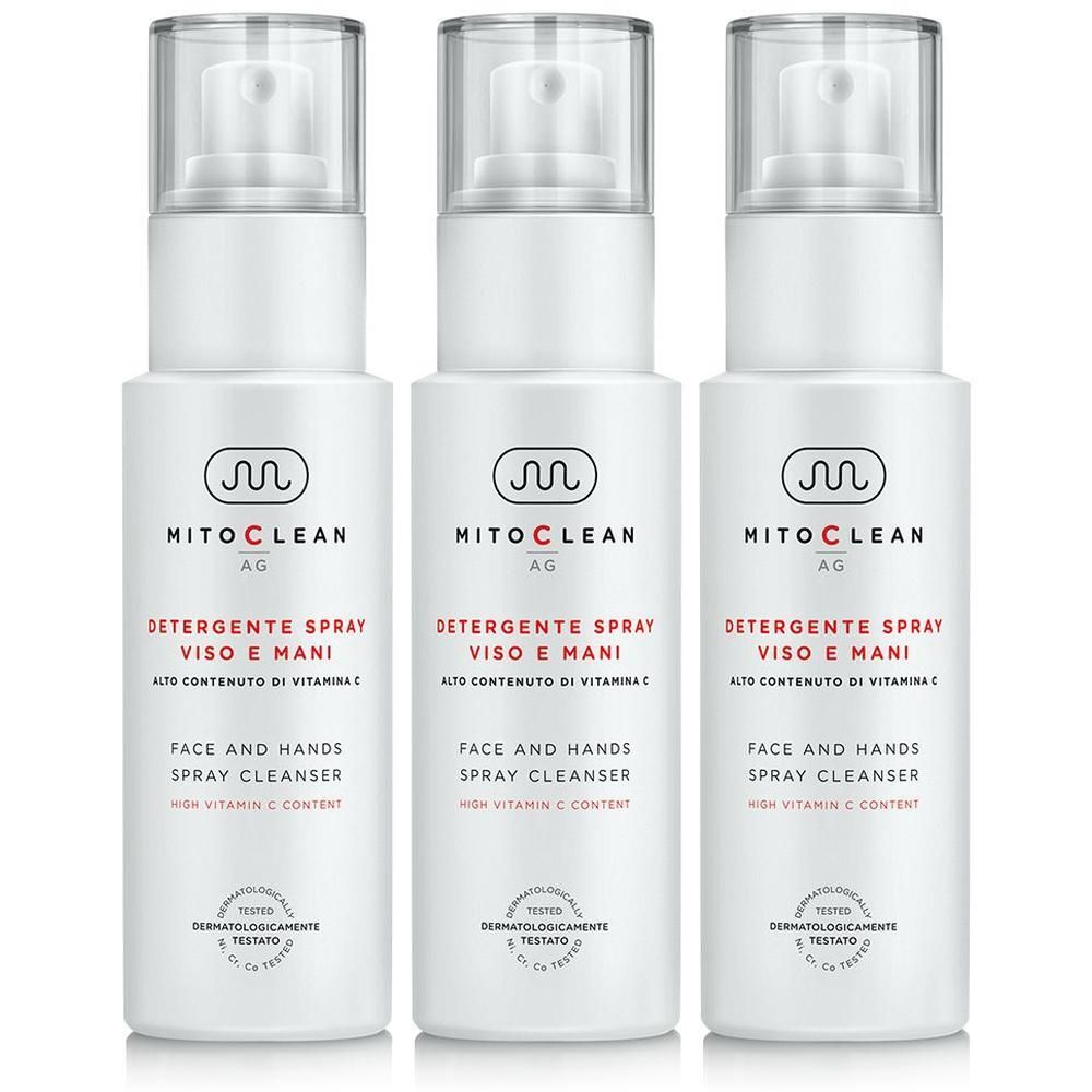 Mitochon Mitoclean AG Detergente Spray per Viso e Mani