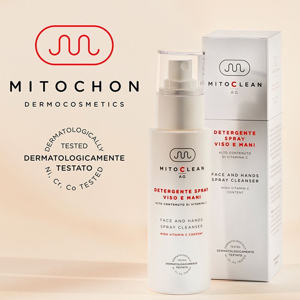 Mitochon Mitoclean AG Detergente Spray per Viso e Mani