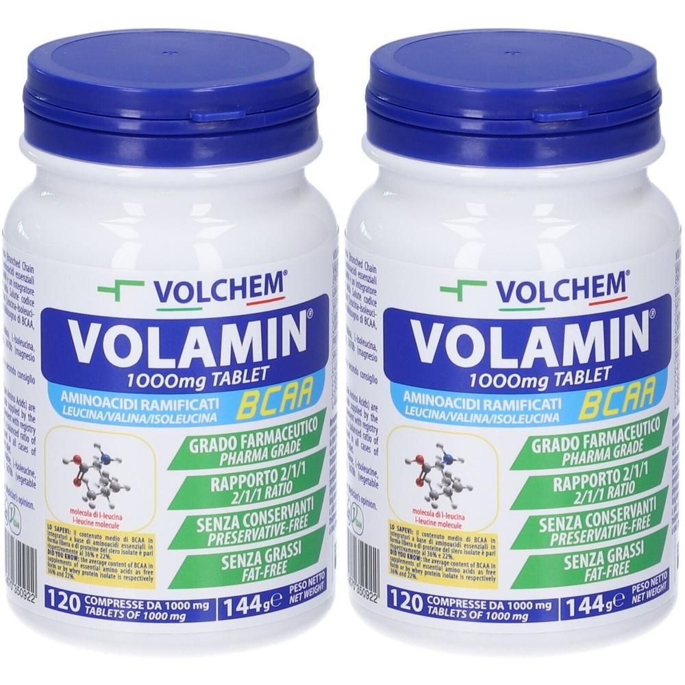 VOLCHEM Volamin Tablet Aminoacidi Ramificati Bcaa In Compresse 2x120 g