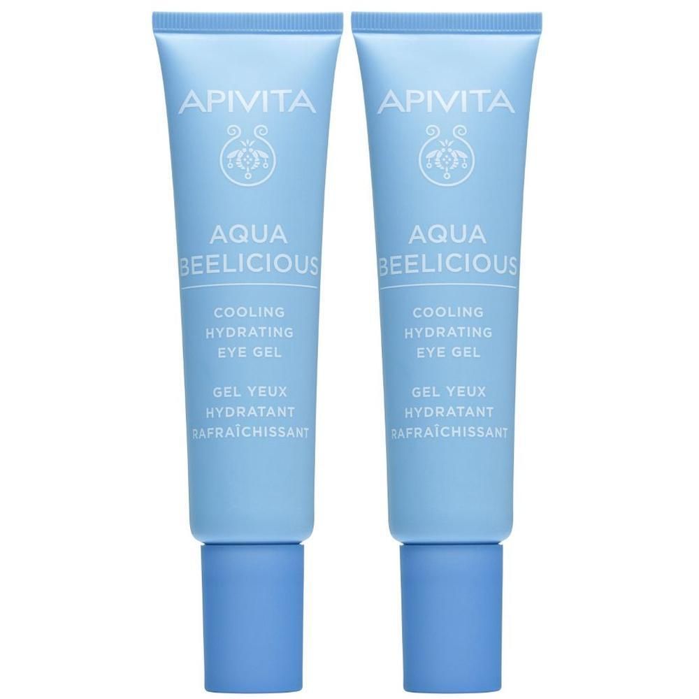 Due gel occhi idratanti rinfrescanti APIVITA Aqua Beelicious.