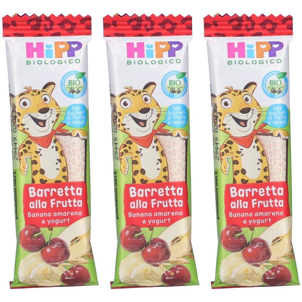 HiPP Barretta alla Frutta Banana, Amarena e Yogurt
