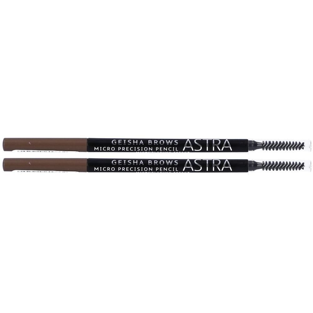 ASTRA Make-UP Geisha Brows Micro Precision Pencil - Matita Sopracciglia Ultra-Sottile Tonalità 02
