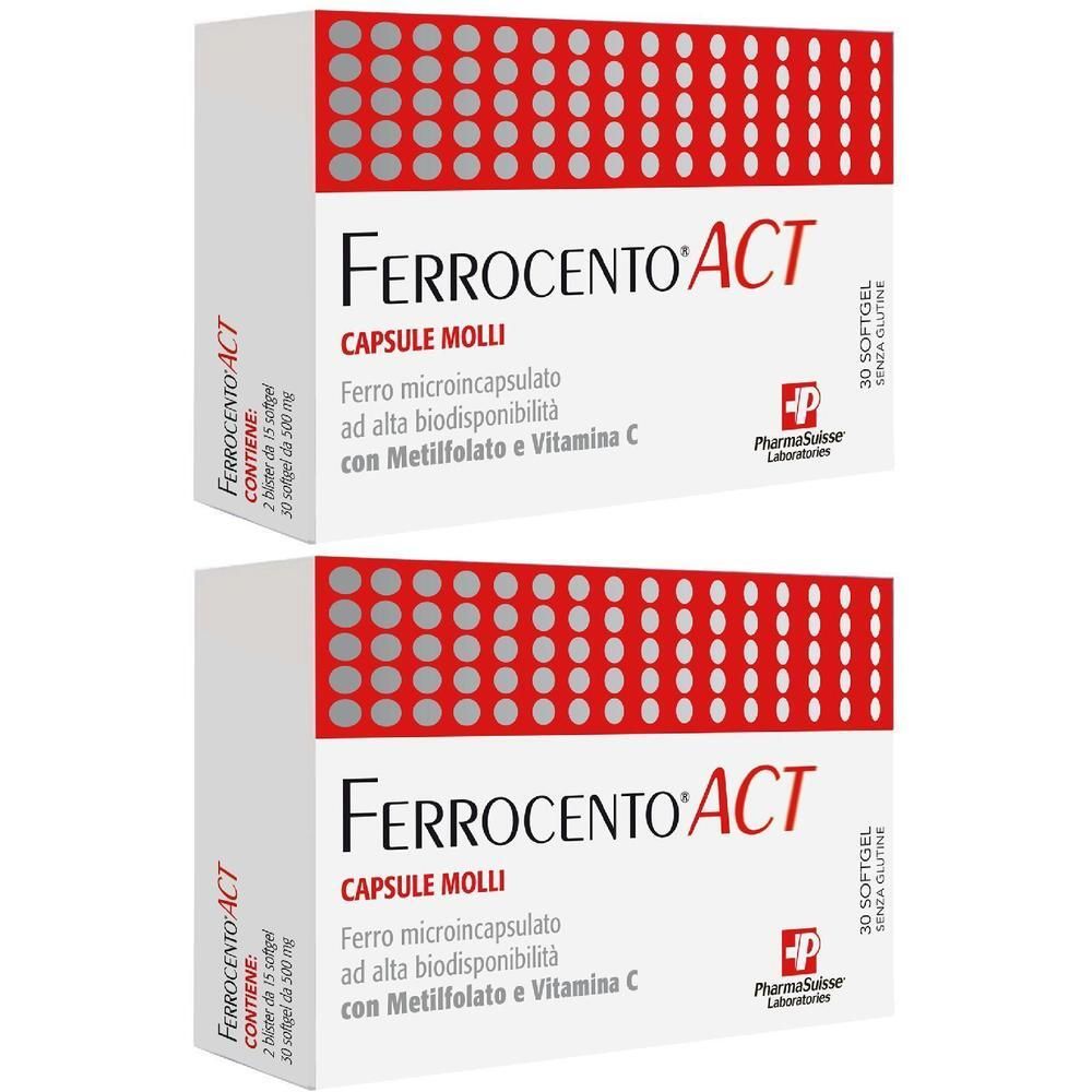 Ferrocento Act 30 Capsule Molli