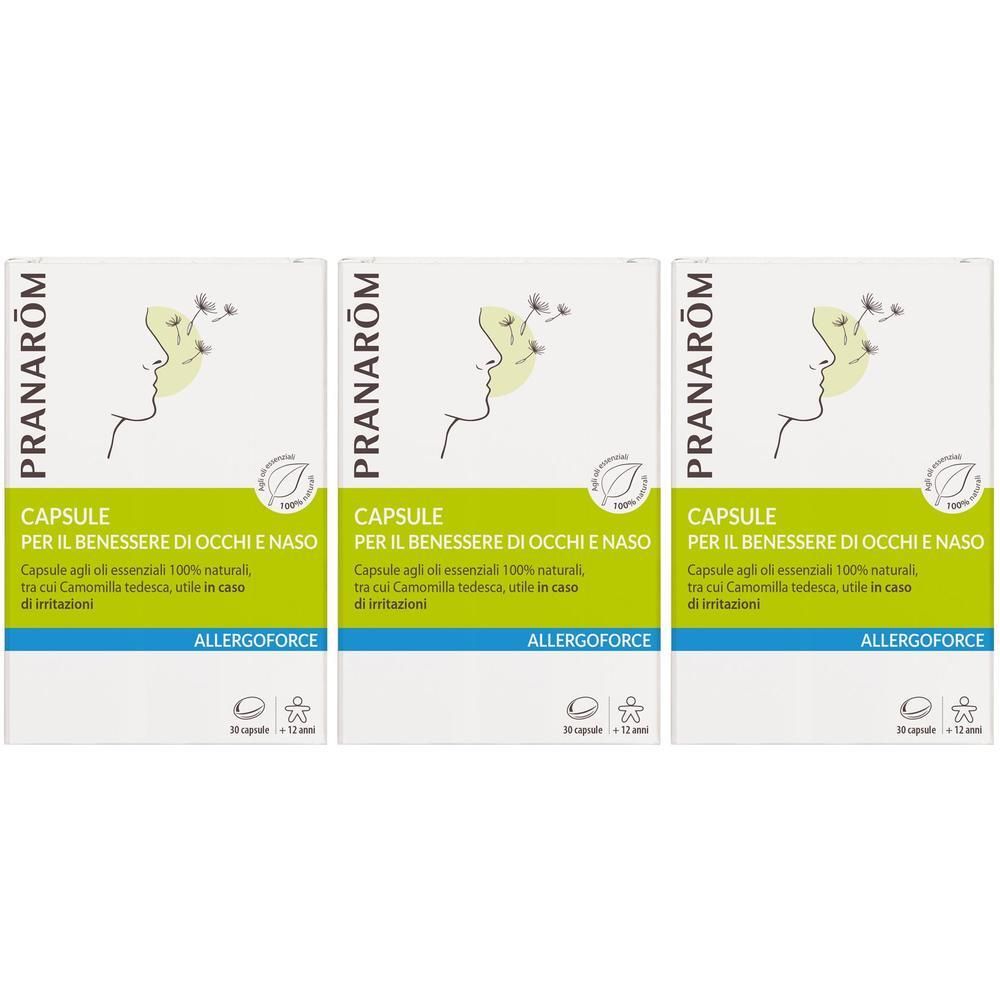 Pranarom Allergoforce Capsule per il Benessere di Occhi e Naso