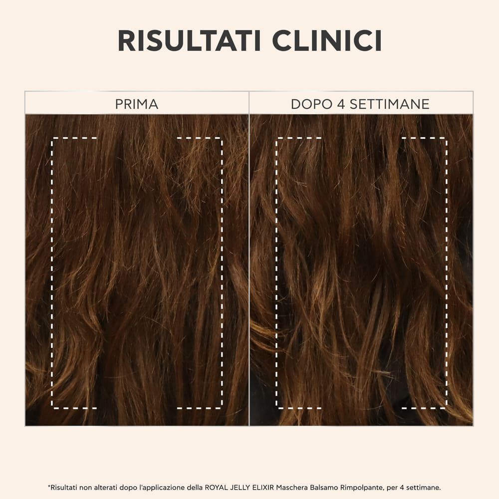 Apivita Royal Jelly Elixir Maschera Balsamo effetto voluminoso e rimpolpante per capelli mobidi