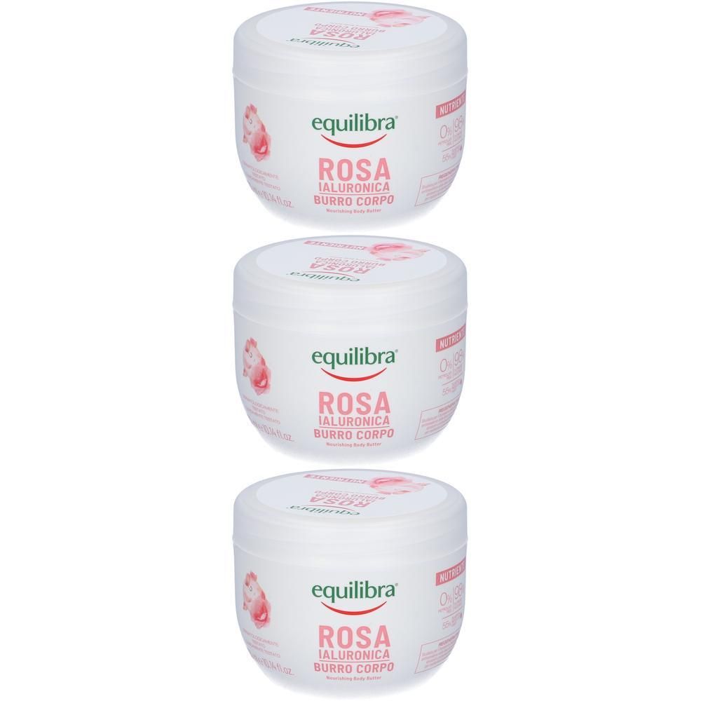 Equilibra Rosa Ialuronica Burro Corpo Nutriente