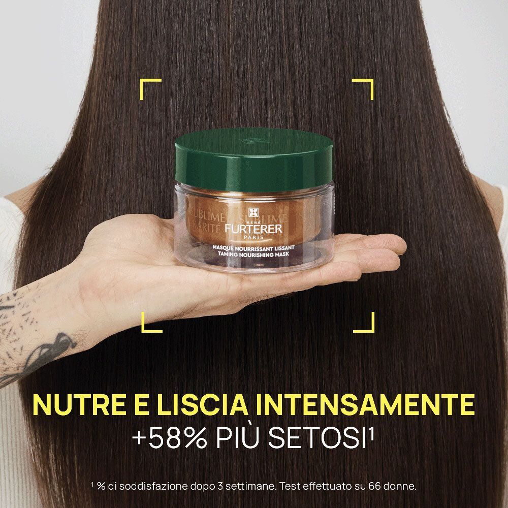René Furterer Sublime Karité Maschera nutritiva lisciante 200ml - Capelli secchi, disidratati
