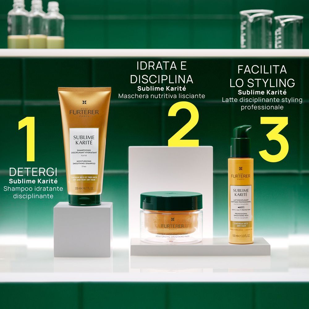 René Furterer Sublime Karité Maschera nutritiva lisciante 200ml - Capelli secchi, disidratati