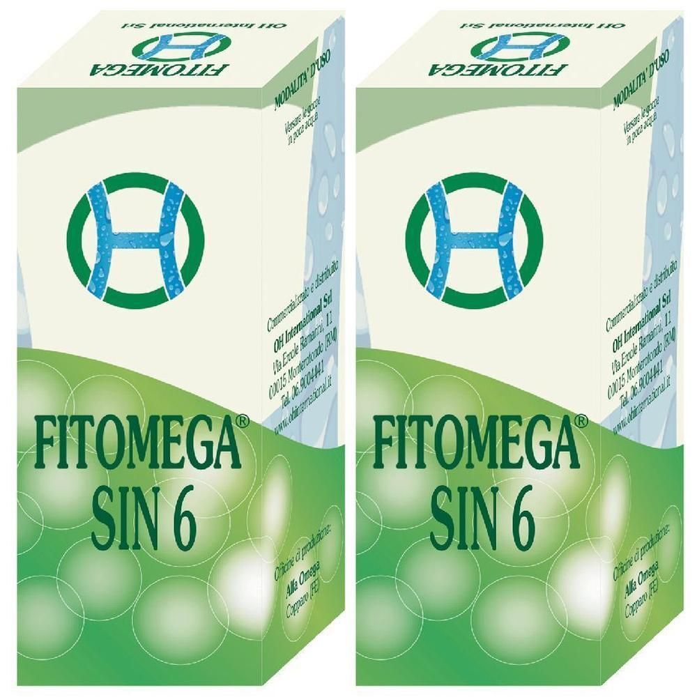 Due confezioni di Fitomega Sin 6 Gocce.