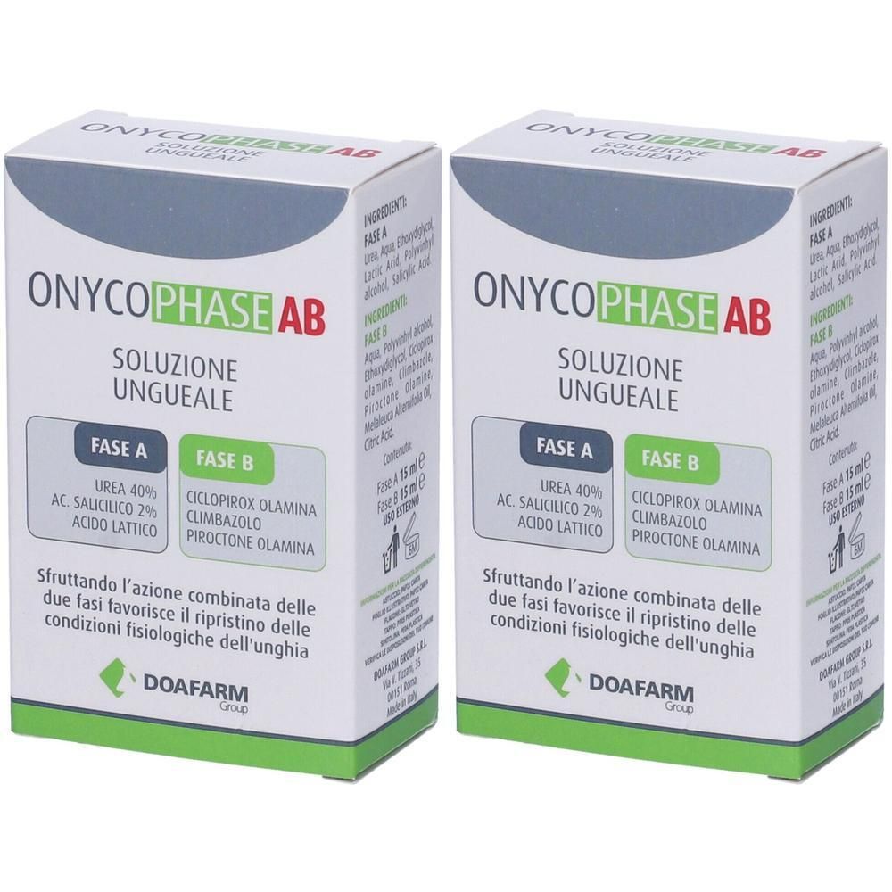 Onycophase Soluzione Ungueale 15 Ml + 15 Ml