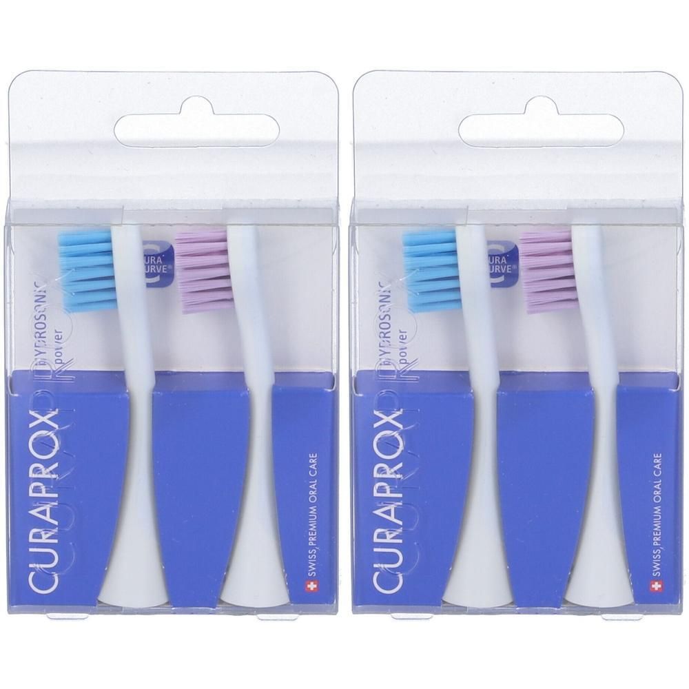 Curaprox Hydrosonic Ortho/Pro Brush Head Power Duo-Pack