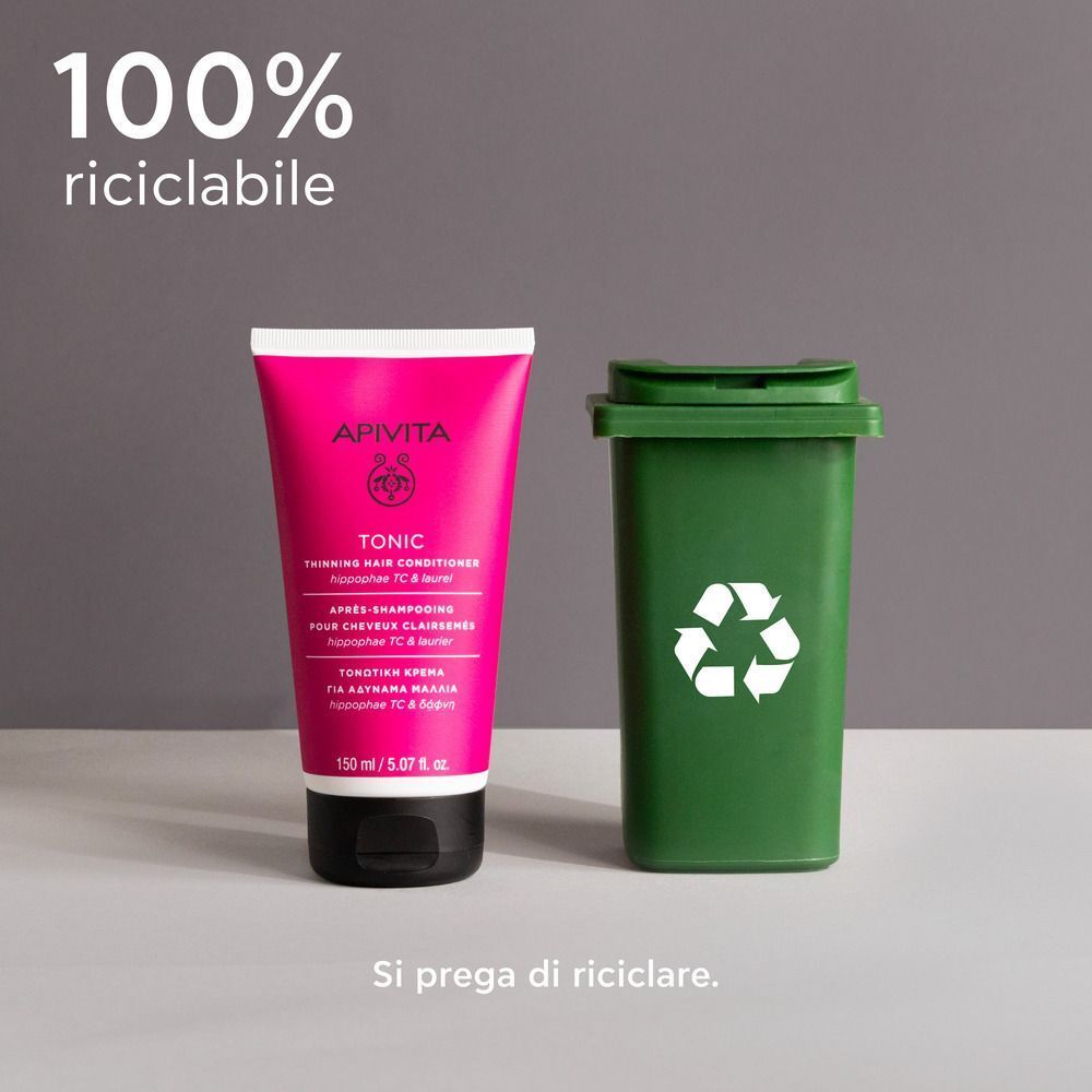 Apivita Tonic Balsamo Trattamento Tonificante, Volumizzante, Anticaduta, Capelli Fini