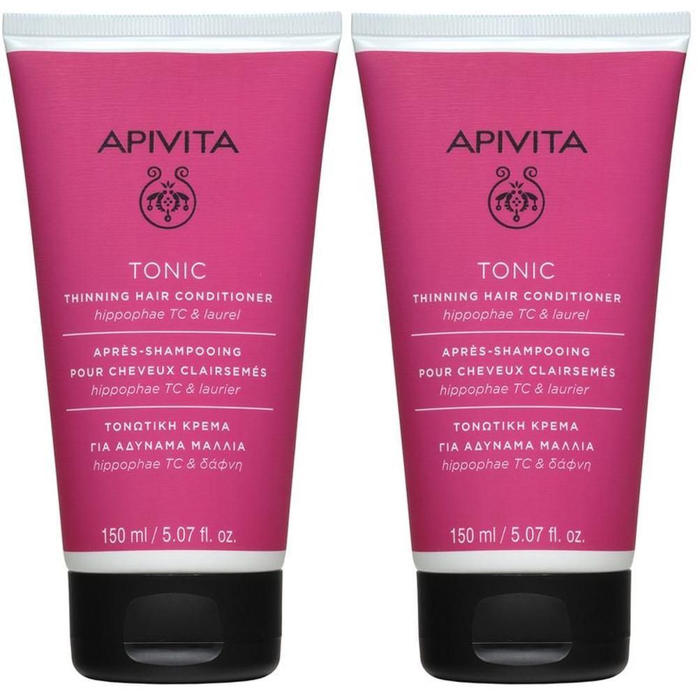 Apivita Tonic Balsamo Trattamento Tonificante, Volumizzante, Anticaduta, Capelli Fini