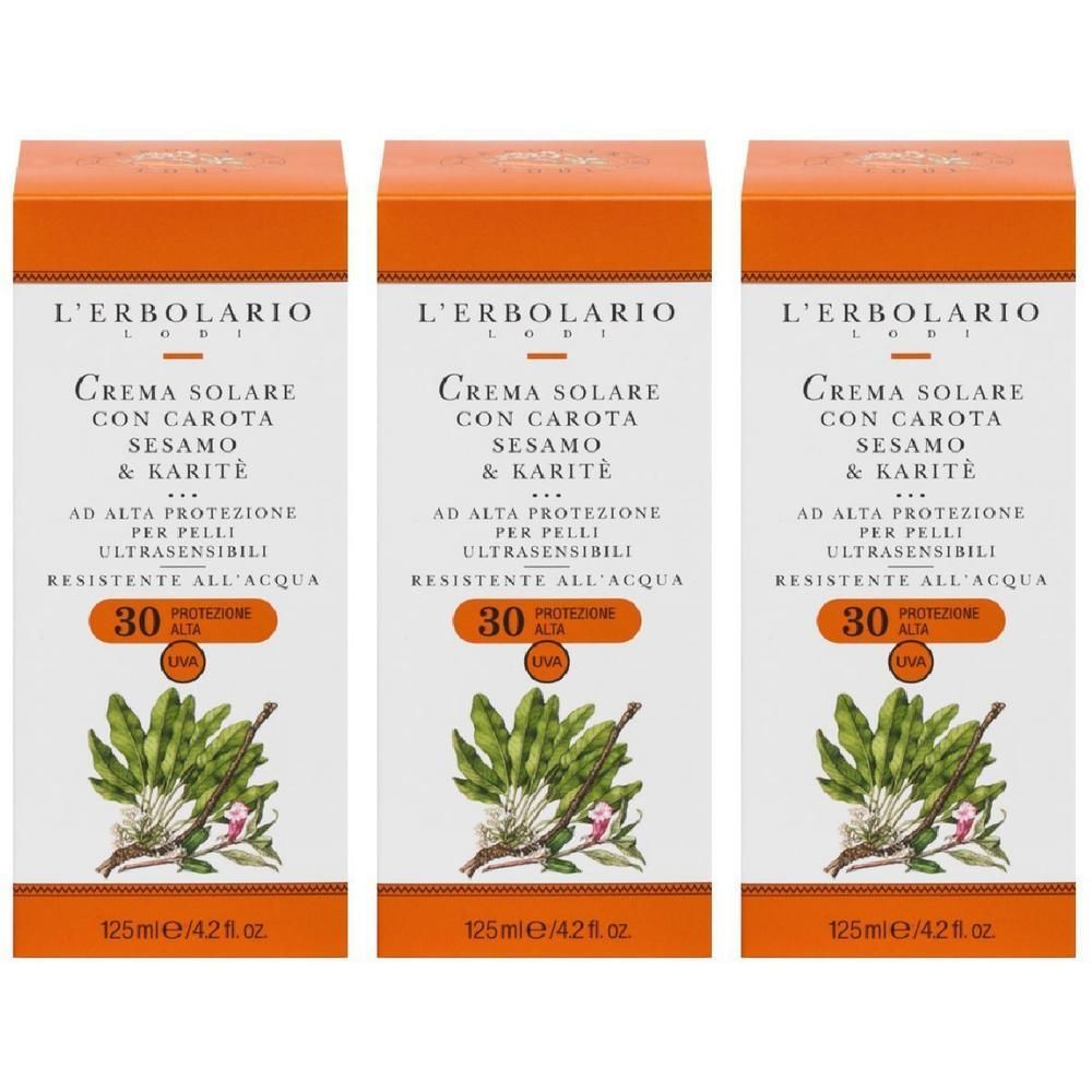 L´Erbolario Crema Solare per Pelli Ultrasensibili SPF30