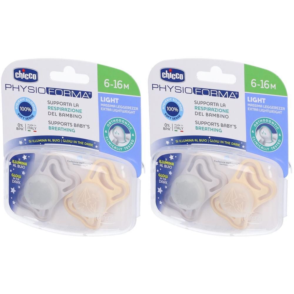 Chicco Succhietto Light Lumi Silicone 6-16m