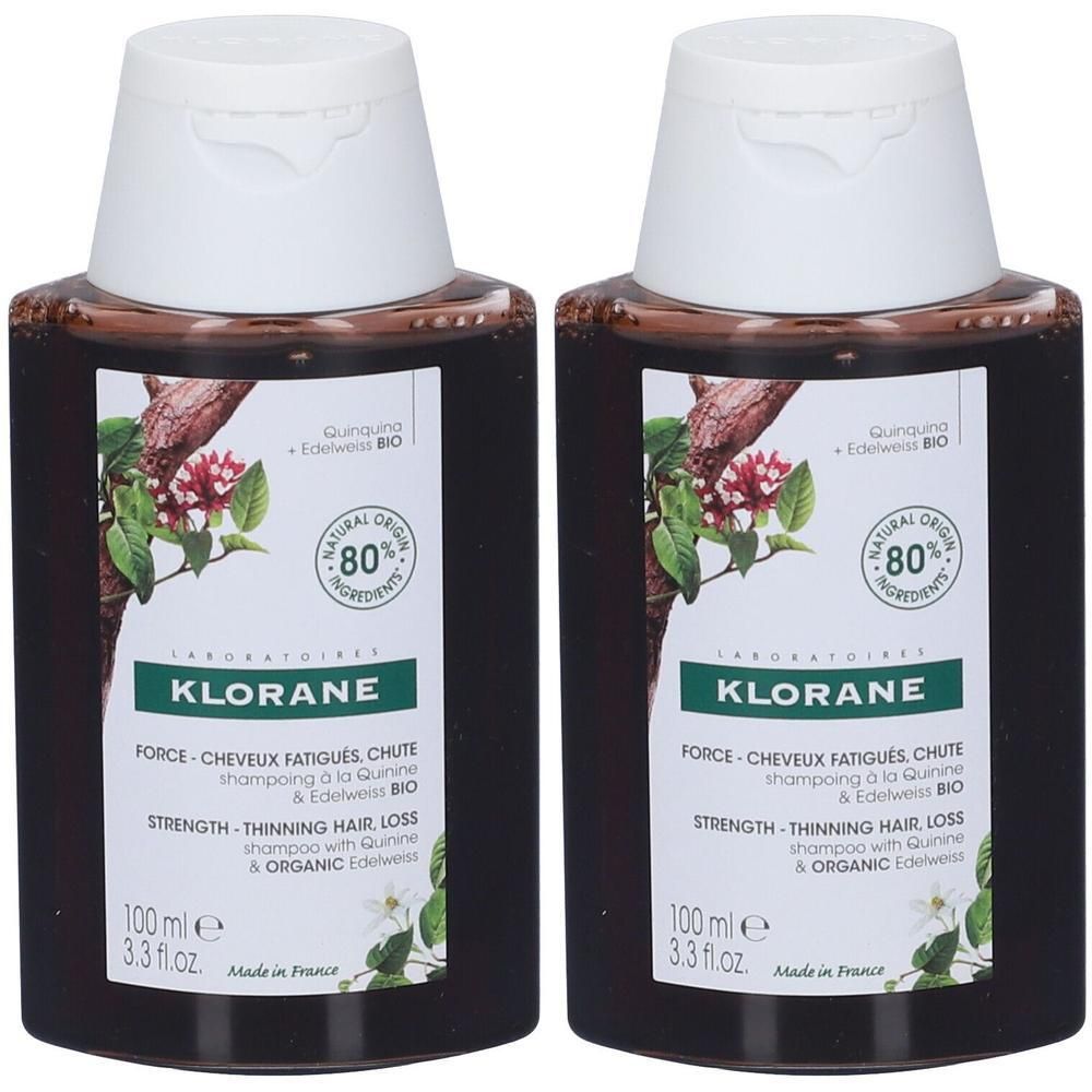 KLORANE Shampoo alla Chinina e Stella Alpina Bio
