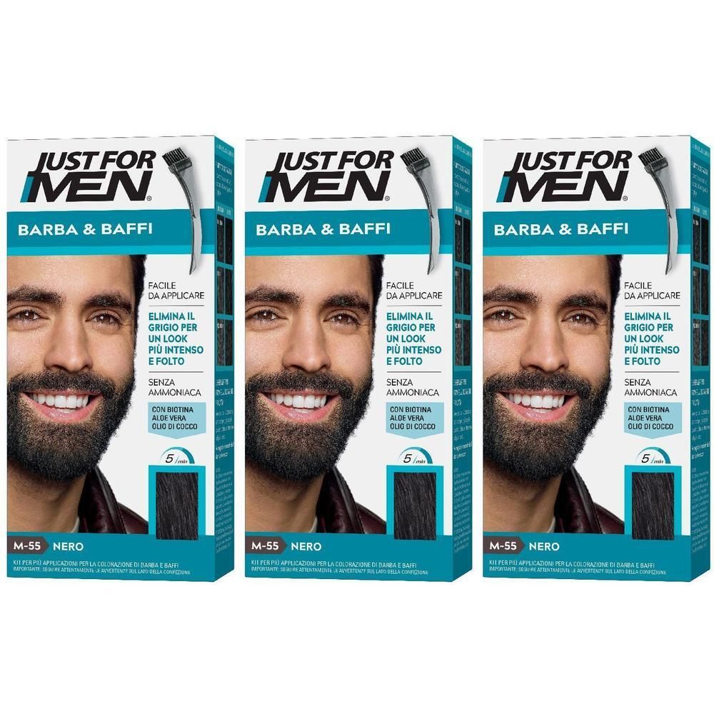 Just For Men Barba & Baffi M55 Nero 51 G
