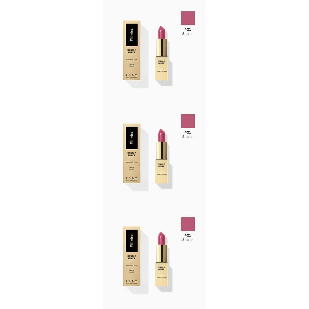 LABO Fillerina Double Filler 12 Hyaluronic Acids Creamy Rossetto Colore 421 Sharon