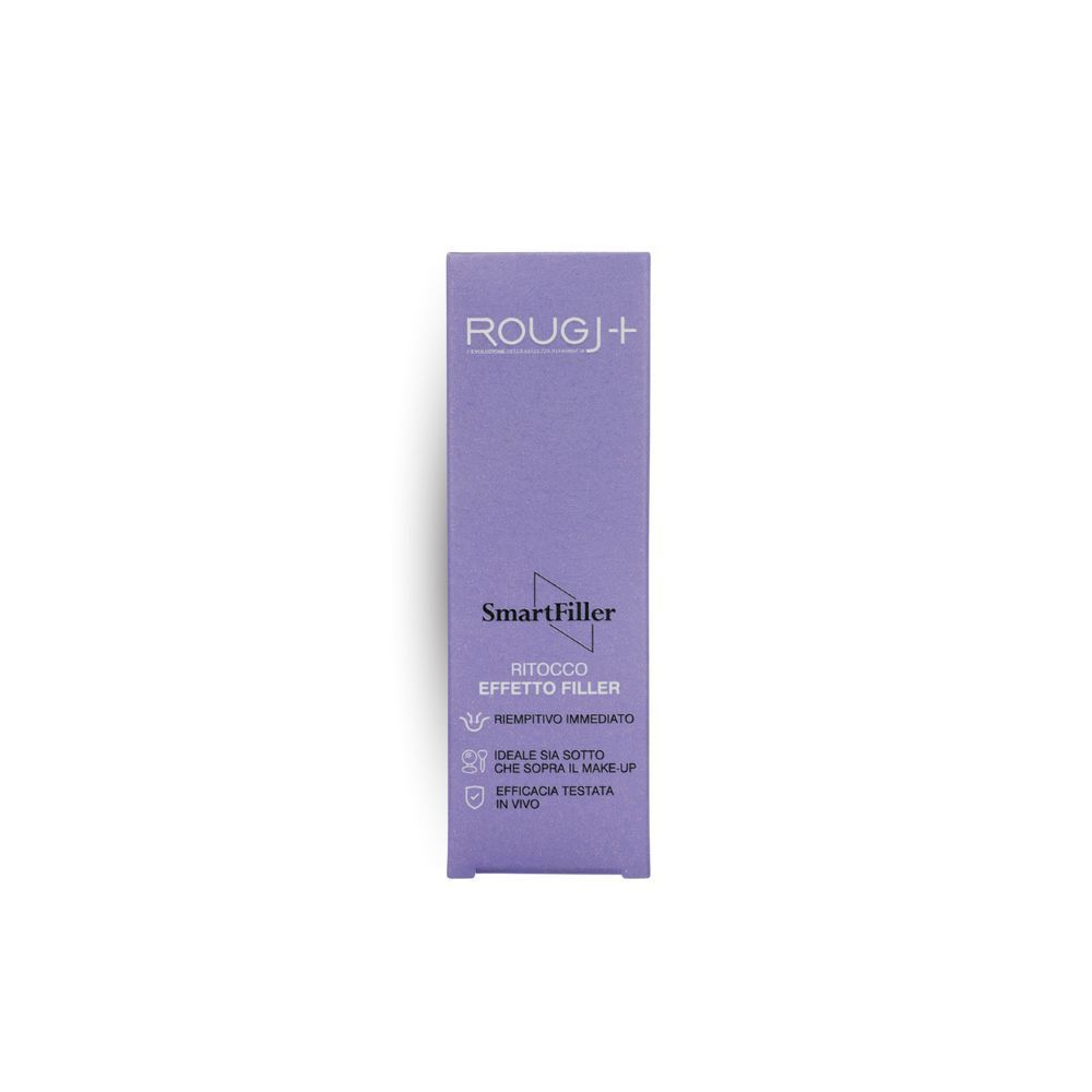 Confezione viola per Rougj SmartFiller Effetto Filler con informazioni sul prodotto.