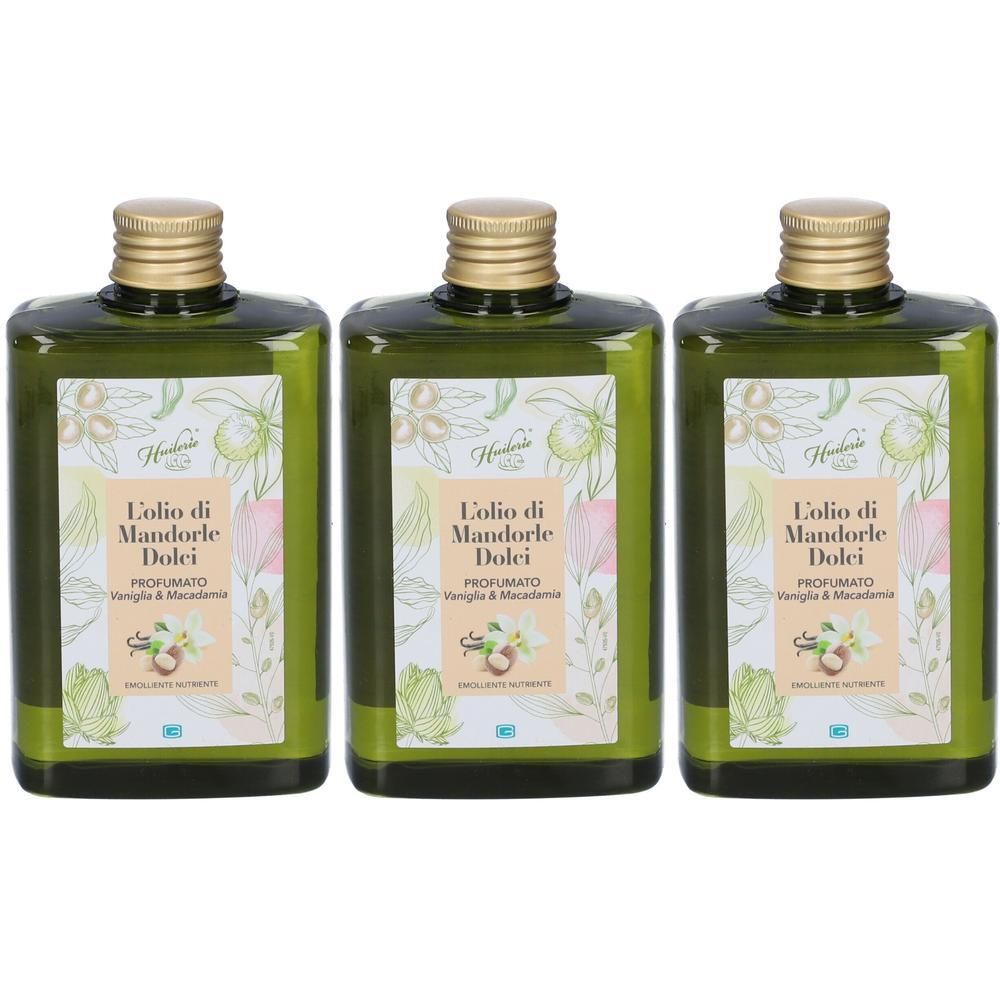 Huilerie L'Olio Di Mandorle Dolci Profumato Vaniglia & Macadamia 300 Ml
