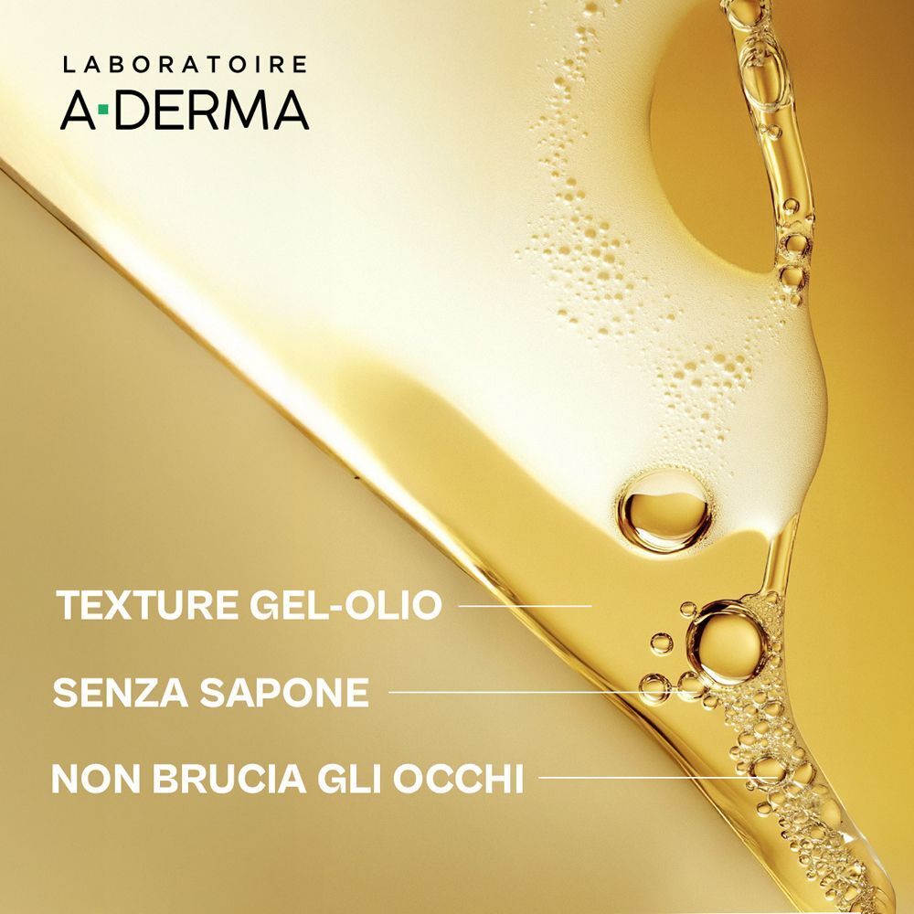 A-Derma Exomega Control Olio Lavante Emolliente Anti-grattage 200ml - Pelle secca a tendenza atopica, prurito