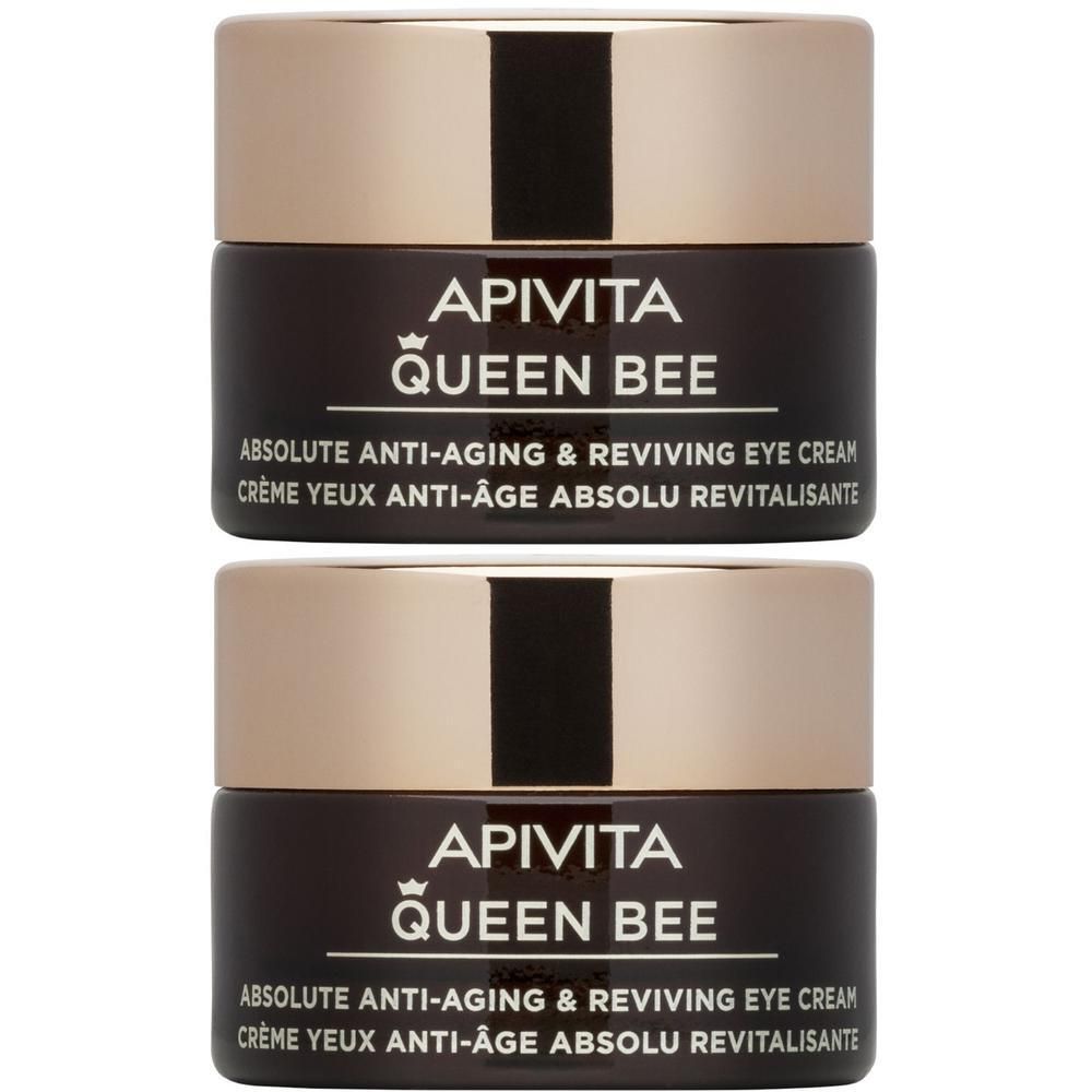 Apivita Queen Bee Crema Contorno Occhi Antietà Assoluta e Rivitalizzante per borse, occhiaie