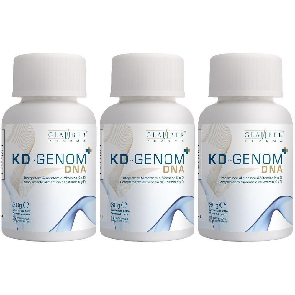 Glauber Pharma Kd-Genom+ Dna 60 Compresse