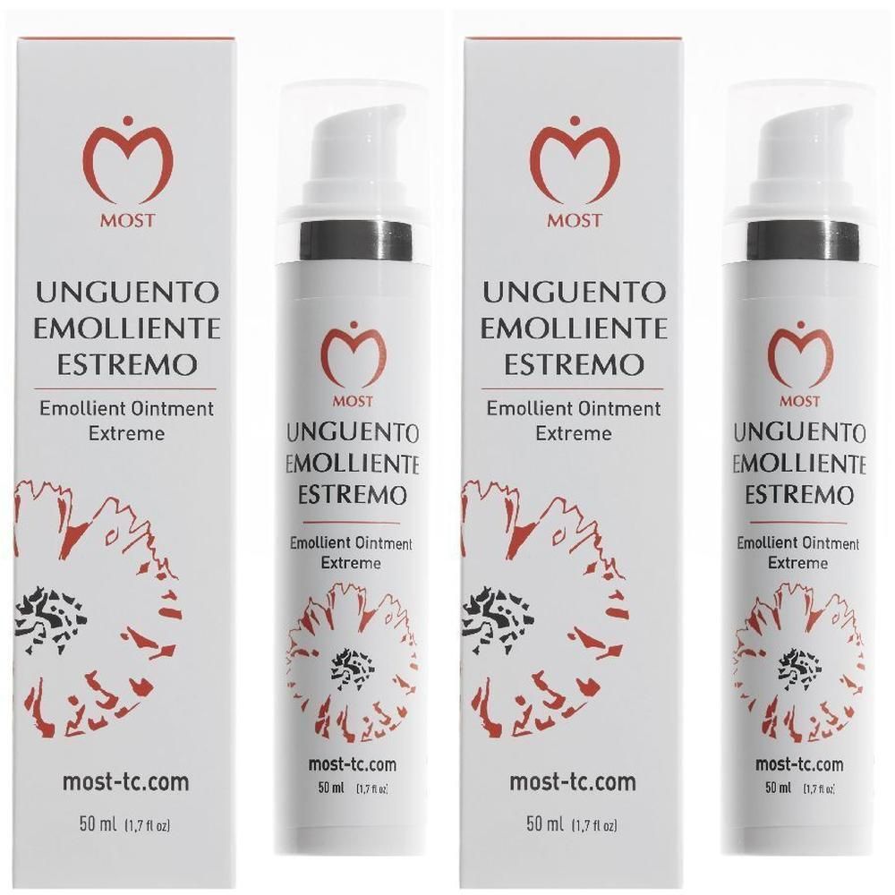 MOST Unguento Emolliente Estremo, unguento con dispenser.