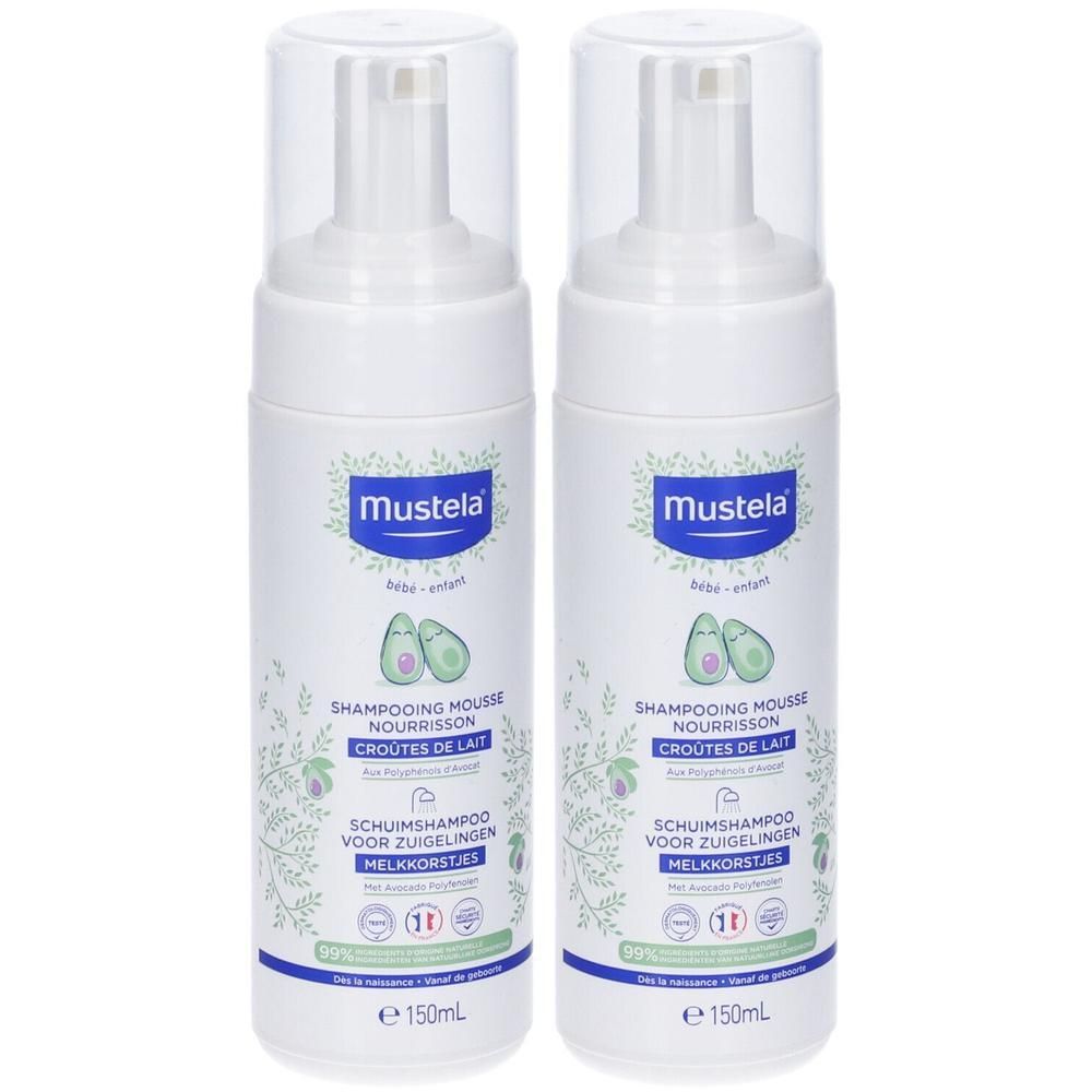 Mustela® Shampoo Mousse Detergente Crosta Lattea