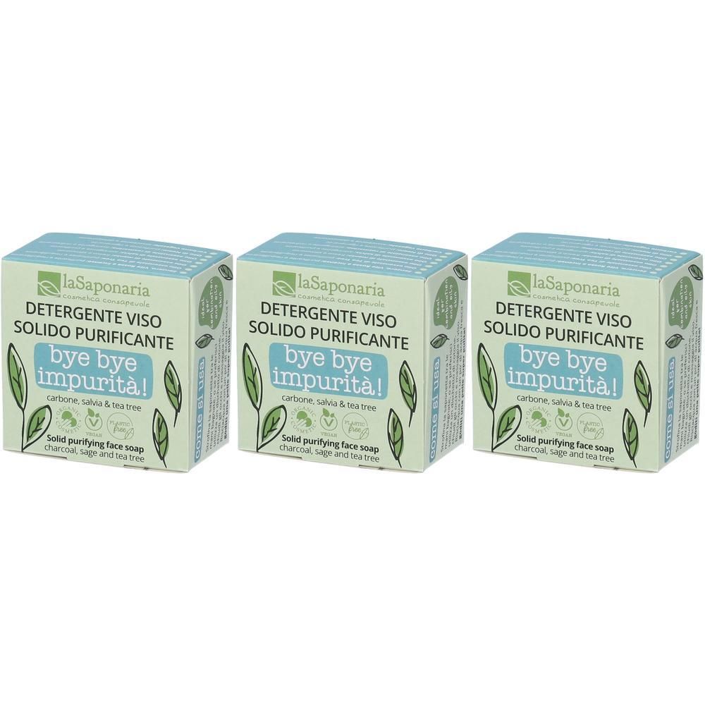 La Saponaria Bye Bye Impurità! - Detergente Viso Purificante Solido