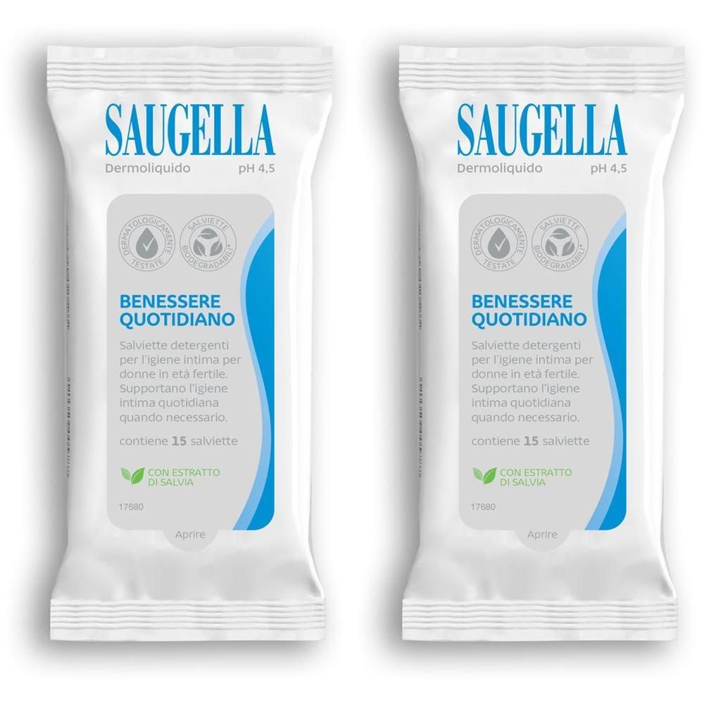 Saugella Dermoliquido Salviette Intime