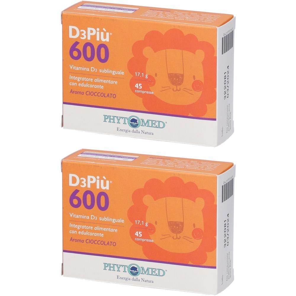 D3Piu 600 45 Compresse Sublinguali