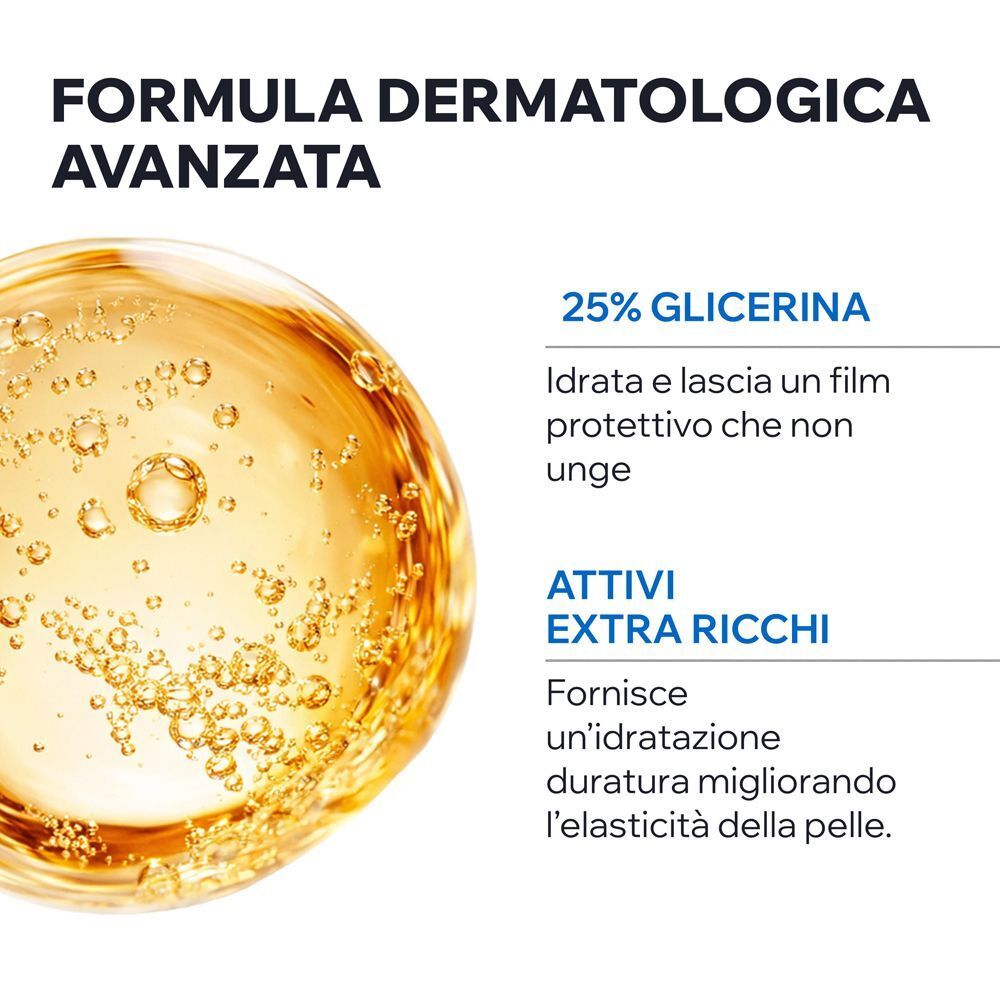 URIAGE DERM-PHY Olio Lavante Dermatologico bagno e doccia, pelle secca e sensibile