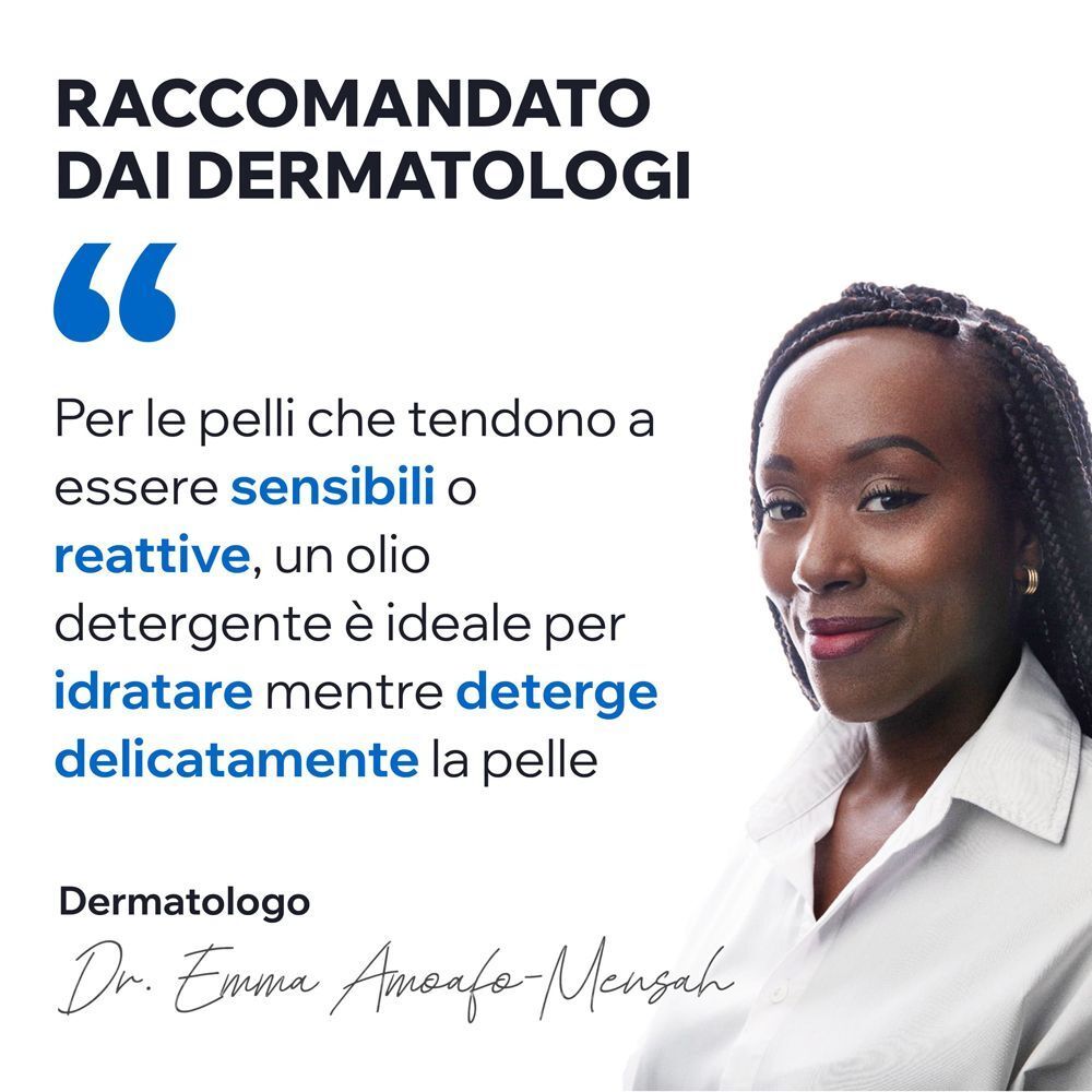 URIAGE DERM-PHY Olio Lavante Dermatologico bagno e doccia, pelle secca e sensibile