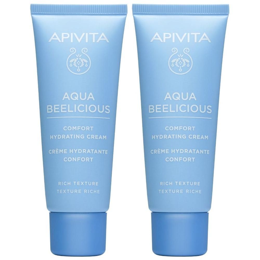 Apivita Aqua Beelicious Crema viso Idratante per pelle normale e secca - texture ricca