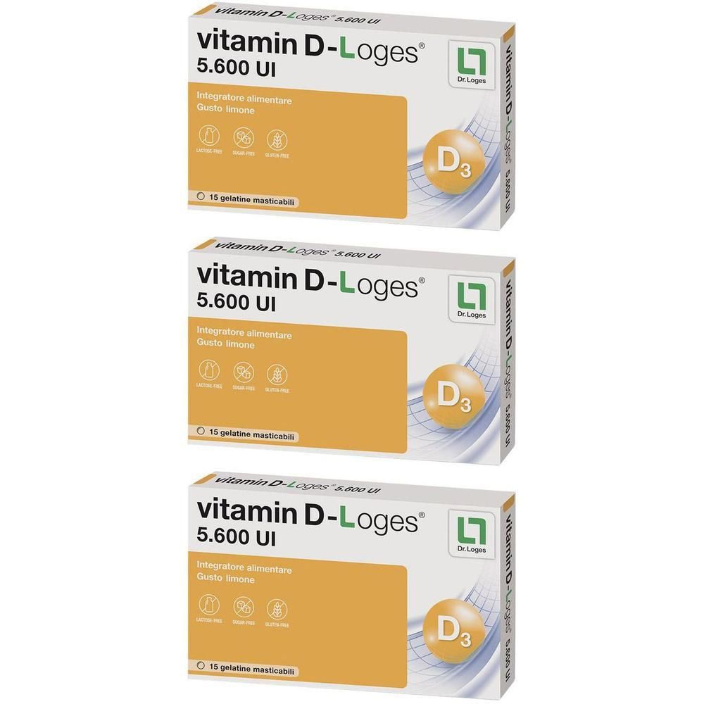 Biofarmex Vitamin D-Loges 5.600 UI Gelatine Masticabili