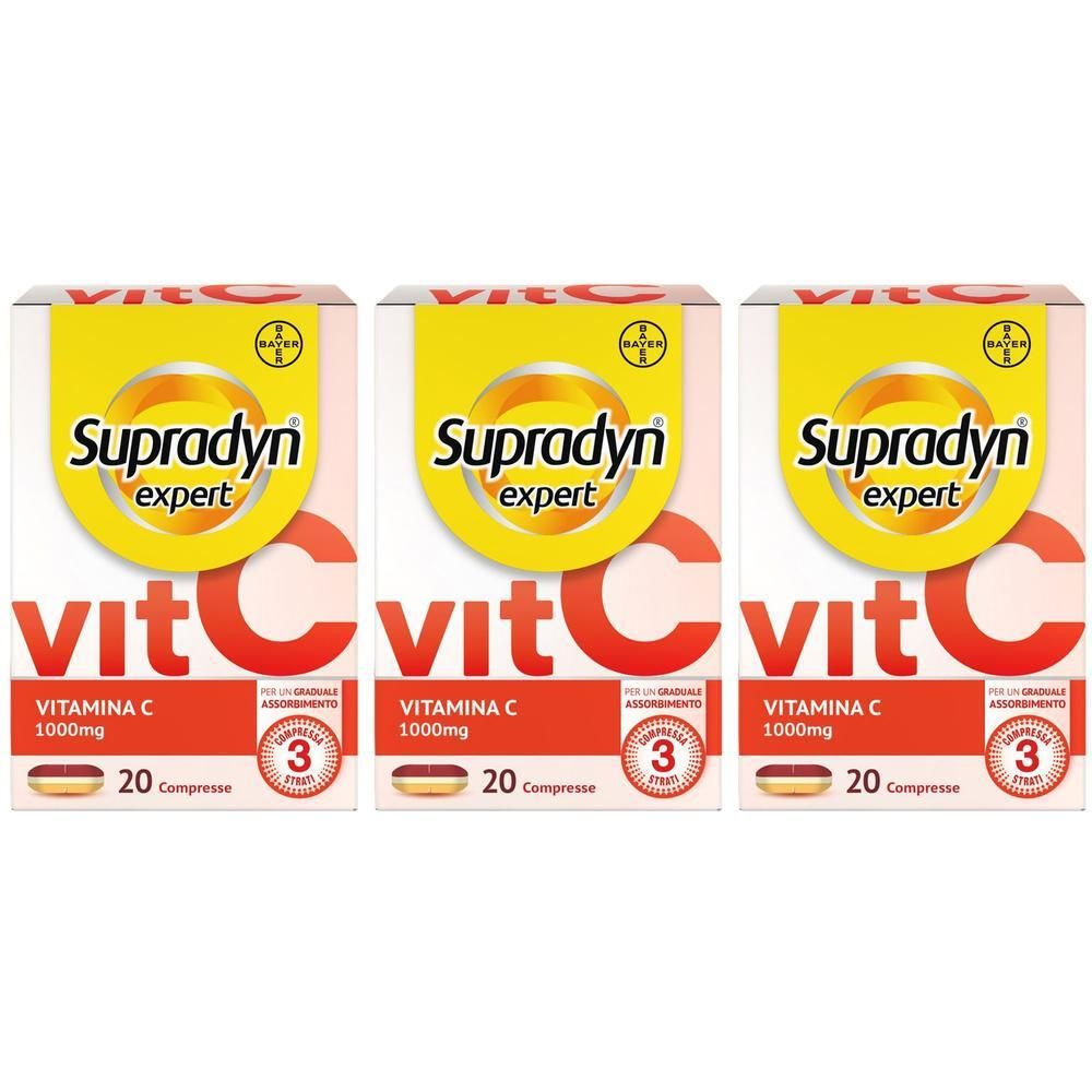 Supradyn Expert Vitamina C 1000mg Sistema Immunitario Assorbimento Graduale