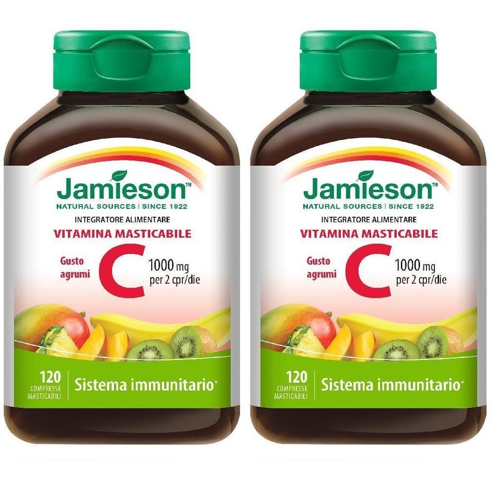 Jamieson Vitamina C 1000 Masticabile Agrumi Compresse