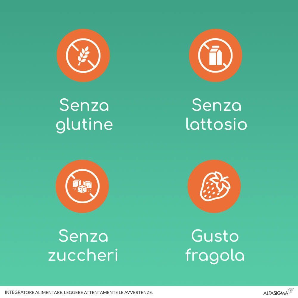 Yovis Bambini Flaconcini: senza glutine, lattosio, zuccheri. Gusto fragola.