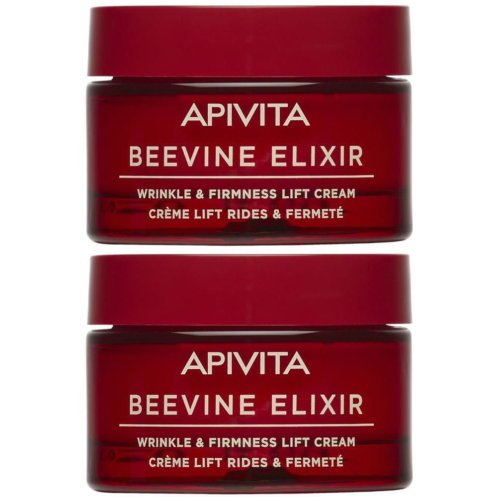 Apivita Beevine Elixir Crema Viso Antirughe Rassodante con Acido Ialuronico - Texture Leggera