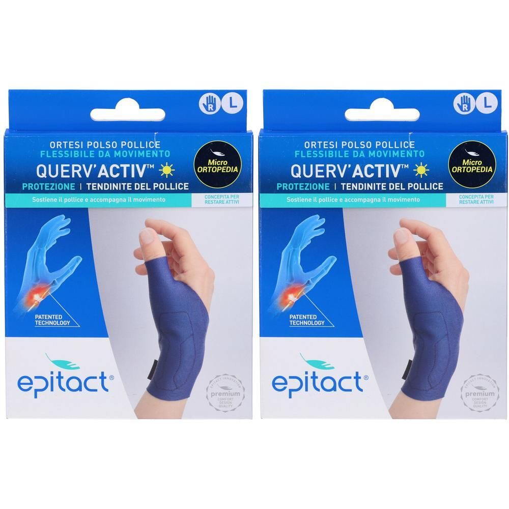 Epitact Tutore Polso/Pollice QUERV'ACTIV Mano Destra Taglia L