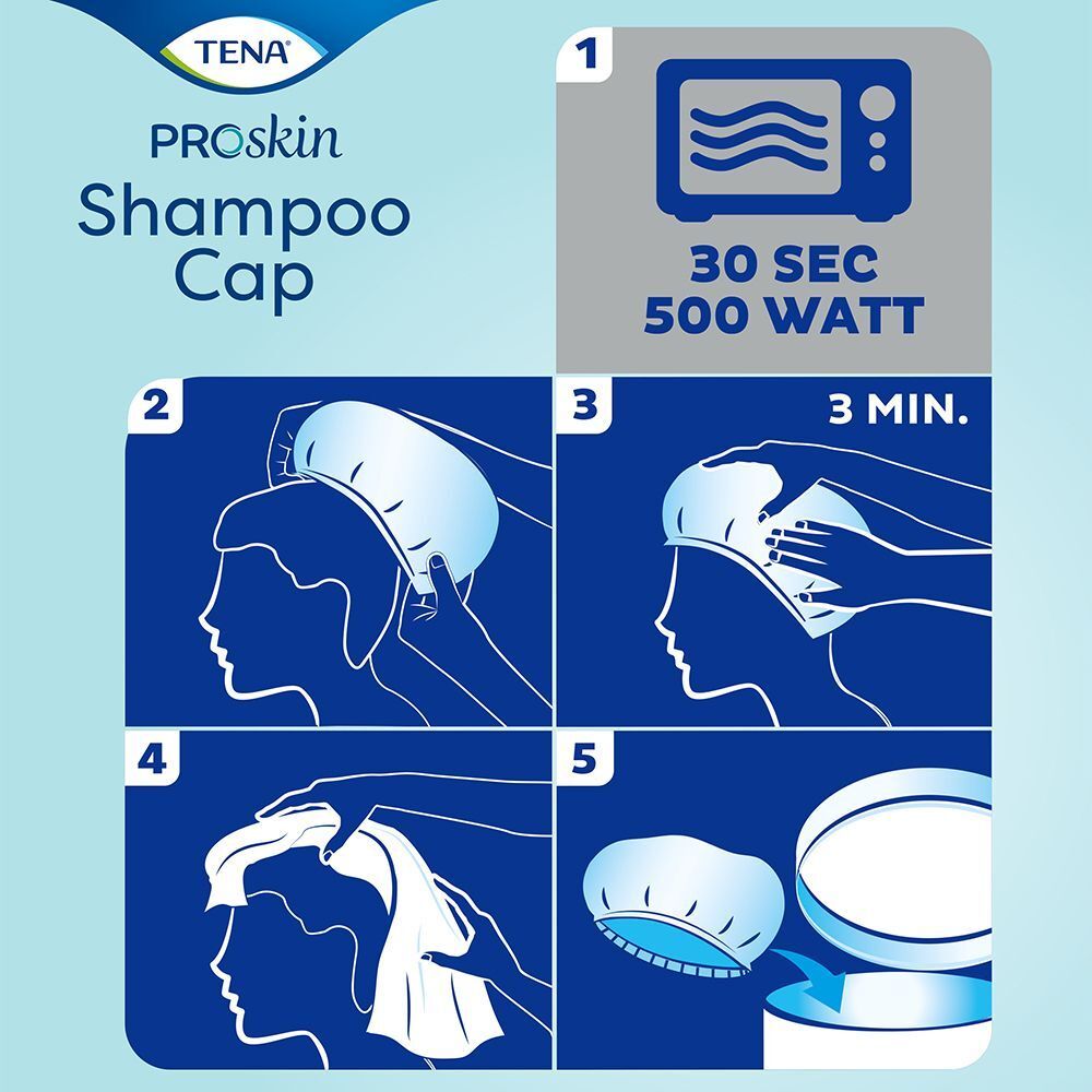 Shampoo Cap, cuffia monouso pre-umidificata