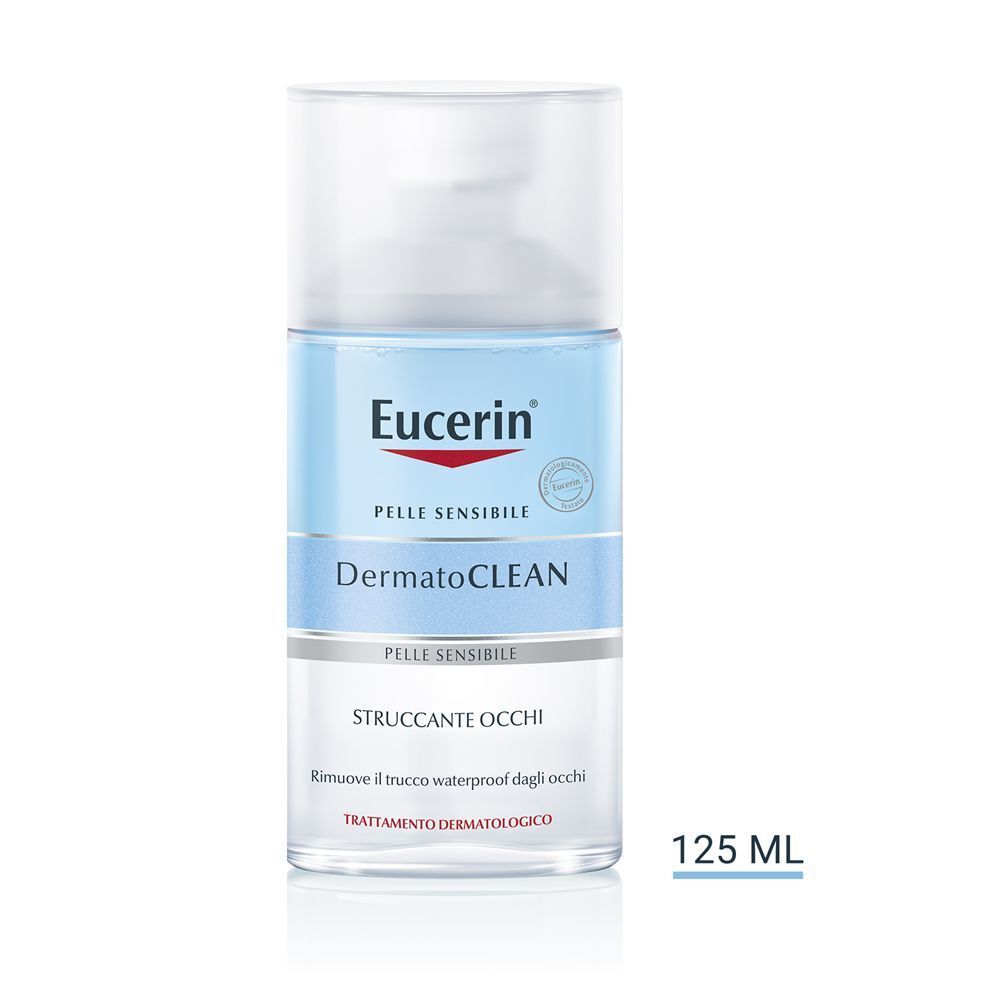 Eucerin Dermatoclean Struccante Occhi Waterproof 125 ml trattamento