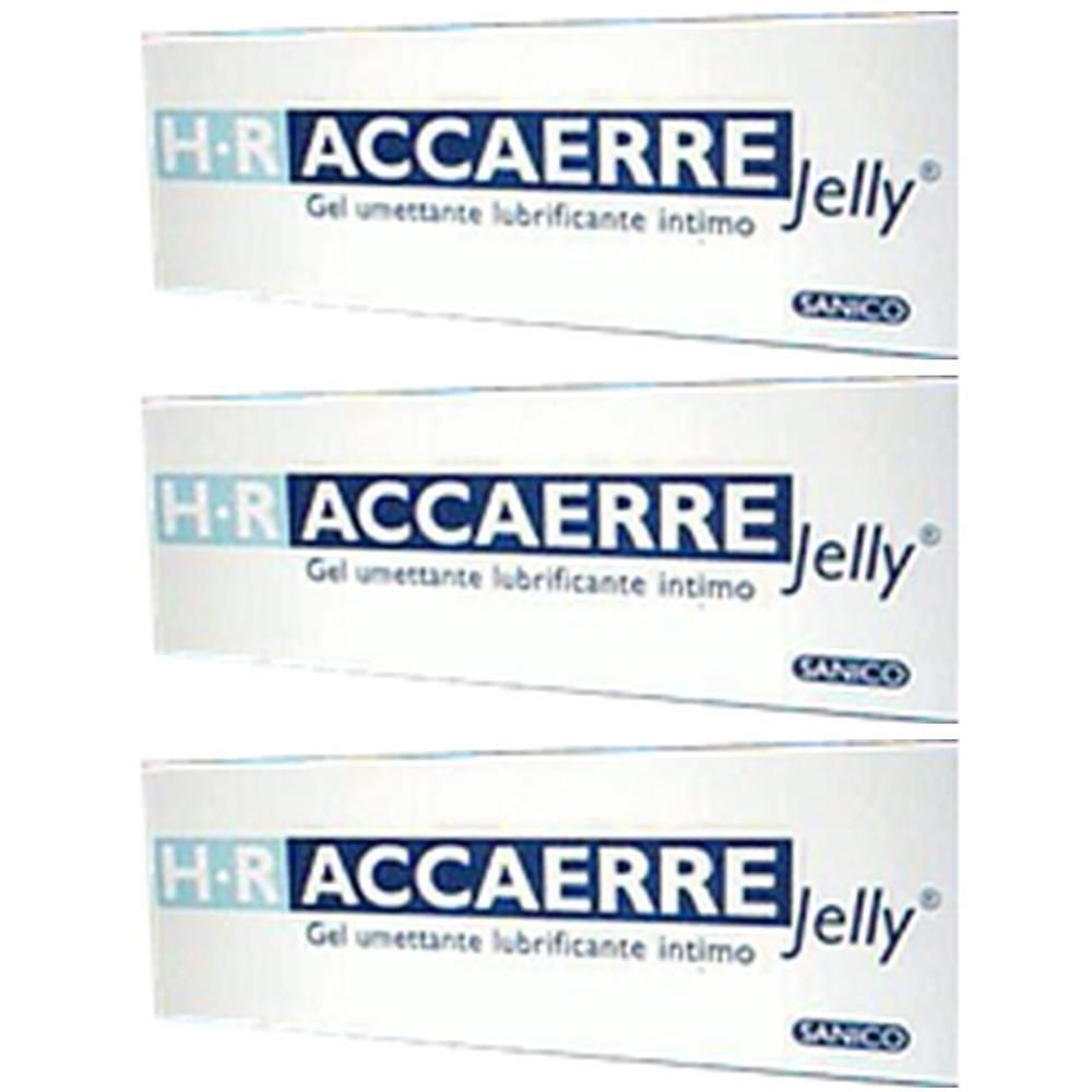 Tre confezioni di gel lubrificante HR ACCAERRE Jelly.