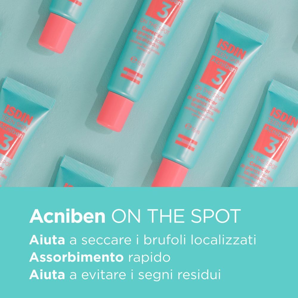 Molti tubetti ISDIN Acniben On The Spot.