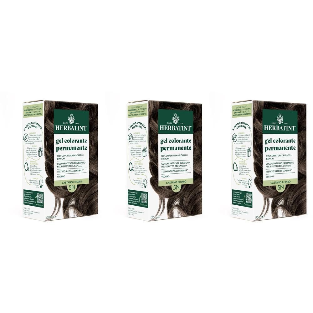 Herbatint Gel Colorante Permanente 5N Castano Chiaro